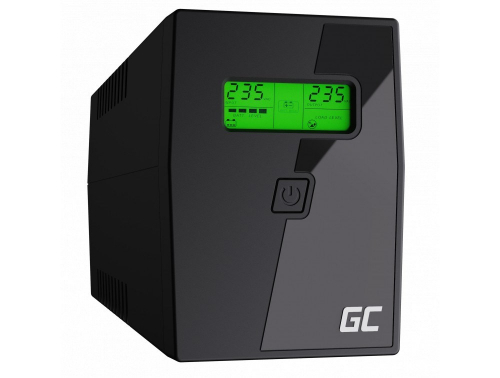 Green Cell UPS02 uninterruptible power supply (UPS) Line-Interactive 0.8 kVA 480 W 2 AC outlet(s)