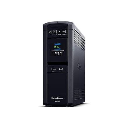 CyberPower | Backup UPS Systems | CP1600EPFCLCD | 1600 VA | 1000 W