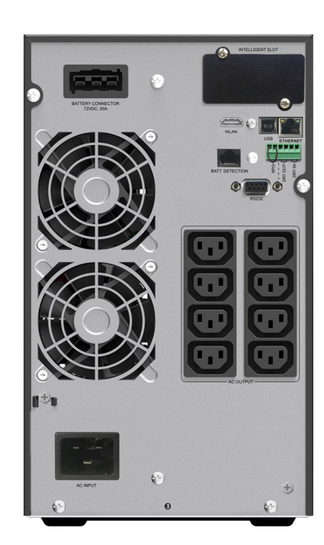 PowerWalker VFI 2000 ICT IoT uninterruptible power supply (UPS) Double-conversion (Online) 2 kVA 2000 W 8 AC outlet(s)