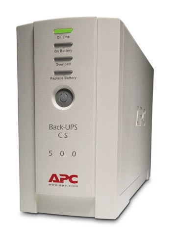 APC Back-UPS, 500VA/300W, Tower, 230V, 4x IEC C13 Outlets , User Replaceable Battery