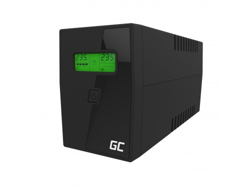 Green Cell UPS01LCD uninterruptible power supply (UPS) Line-Interactive 0.6 kVA 360 W 2 AC outlet(s)