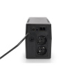Digitus | Line-Interactive UPS | Line-Interactive UPS DN-170063, 600VA, 360W, 1x 12V/7Ah battery, 2x CEE 7/7 outlet, 2x RJ-11, 1x USB 2.0 type B, LED, Simulated Sine Wave, 298x101x142mm, 4.35kg | 600 VA | 360 W
