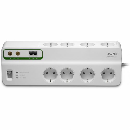 APC PMF83VT-GR 8AC-Ausgänge 230V 3m Weiß Spannungsschutz