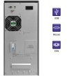 Qoltec 53982 UPS | On-line | Pure Sine Wave | 6kVA | 4.8kW | LCD | USB