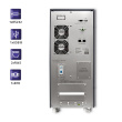 Qoltec 53044 Uninterruptible power supply UPS | On-line | Pure Sine Wave | 10kVA | 8kW | LCD | USB