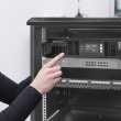 Qoltec 52285 Uninterruptible Power Supply UPS for RACK | 1kVA | 1000W | Power factor 1.0 | LCD | EPO | USB | On-line