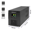 Qoltec Uninterruptible power supply, 2000VA, 1200W