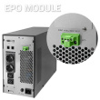 Qoltec 52282 Uninterruptible Power Supply UPS | 3kVA | 3000W | Power factor 1.0 | LCD | EPO | USB | On-line