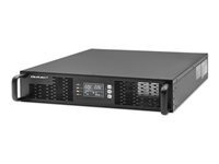 QOLTEC 52285 Uninterruptible Power Supply UPS for RACK / 1kVA / 1000W / Power factor 1.0 / LCD / EPO / USB / On line