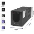 Qoltec Uninterruptible power supply, 1200VA, 720W