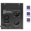 Qoltec Uninterruptible power supply, 1200VA, 720W