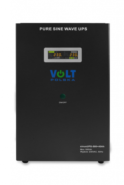 SINUS UPS 500 + AKU 40AH (300/500W) EMERGENCY POWER SUPPLY