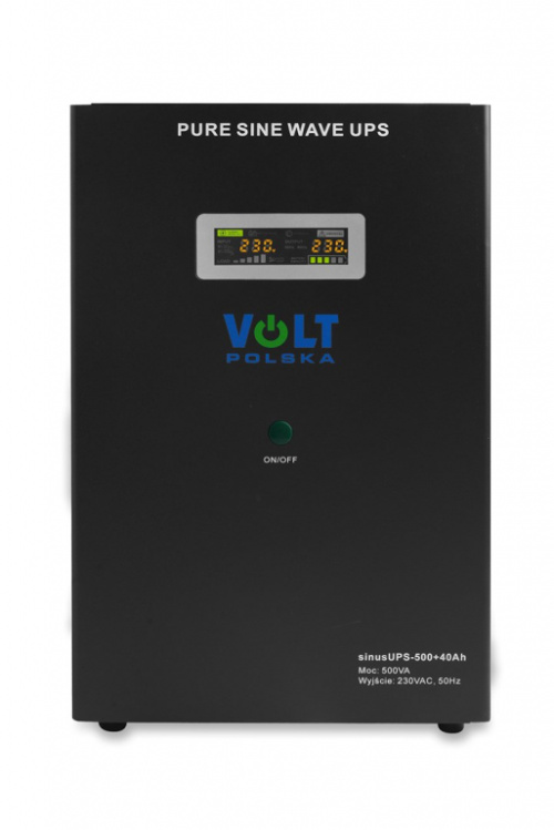 SINUS UPS 500 + AKU 40AH (300/500W) EMERGENCY POWER SUPPLY