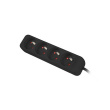 Lanberg Cable Power Strip, 4X French Outlets Quality-Grade Copper, 1.5 m | PS0-04E-0150-BK