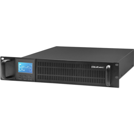 Qoltec RACK UPS | 1kVA | 800W | LCD