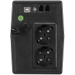 FSP iFP800 Line-interactive UPS 800VA.480W.SCHUKO*2.12V/9AH*1.LCD VERSION .230V