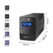 Qoltec Monolith uninterruptible power supply (UPS) Double-conversion (Online) 1 kVA 600 W 2 AC outlet(s)