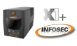 Infosec INF_661130 Backup Power Supply UPS X1+ 1000 IEC, 1000VA, 500W, 4× C13