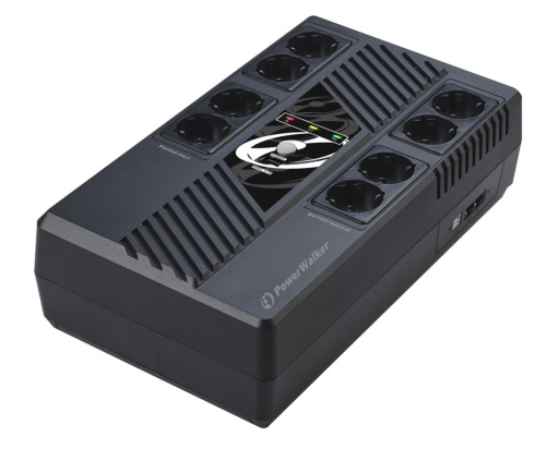 PowerWalker VI 600 MS FR uninterruptible power supply (UPS) Line-Interactive 0.6 kVA 360 W 8 AC outlet(s)