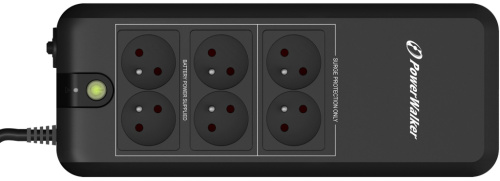 PowerWalker VFD 600 APFC FR Standby (Offline) 0.6 kVA 300 W 6 AC outlet(s)