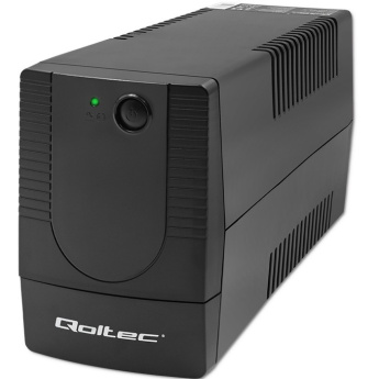 Qoltec Uninterruptible power supply, 1000VA, 600W 875217