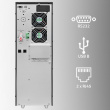 Qoltec UPS 6kVA, 6000W, PF 1.0 LCD, EPO, USB, On line