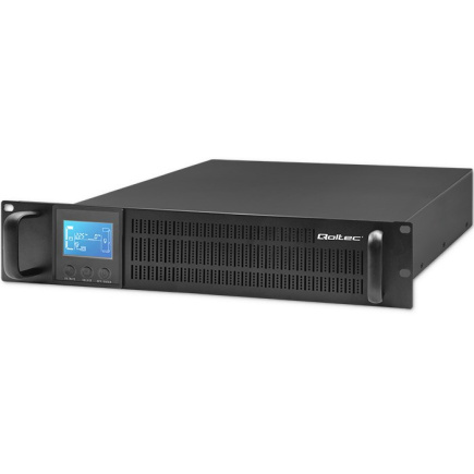 Qoltec RACK UPS | 2kVA | 1600W | LCD