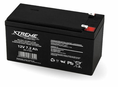 BLOW Gel battery 12V 7.2Ah XTREME