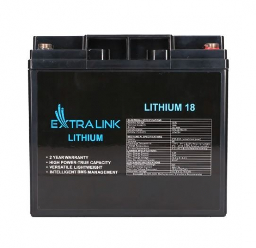 Extralink Battery LiFePO4 18AH 12.8V BMS EX.30417