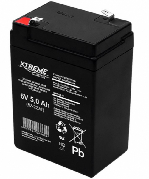 BLOW Battery gel 6V 5Ah XTREME