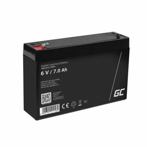 Green Cell Battery AGM GC 6V 7Ah