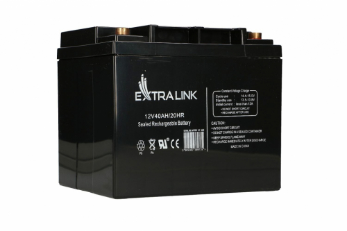 Extralink AKUMULATOR Battery ACCUMULATOR 12V 40AH - Batterie - 40.000 mAh Sealed Lead Acid (VRLA) 13.5 V 12 Ah