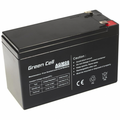 Green Cell Ersatzbatterie AGM06 12V/9Ah