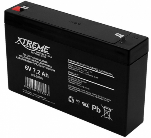 BLOW Blow Gel battery 6V 7.2Ah XTREME