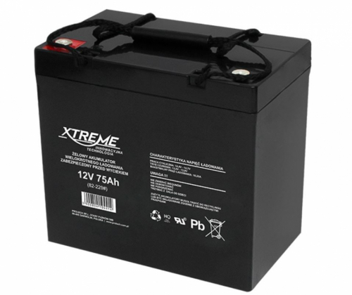 BLOW Gel battery 12V 75Ah XTREME