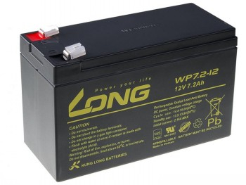 LONG 12V 7,2AH LEAD-ACID BATTERY F2 (WP7.2-12 F2)