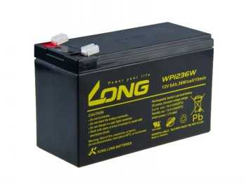 LONG 12V 9AH LEAD-ACID BATTERY HIGHRATE F2 (WP1236W)