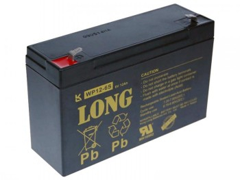 LONG 6V 12AH LEAD-ACID BATTERY F1 (WP12-6S)