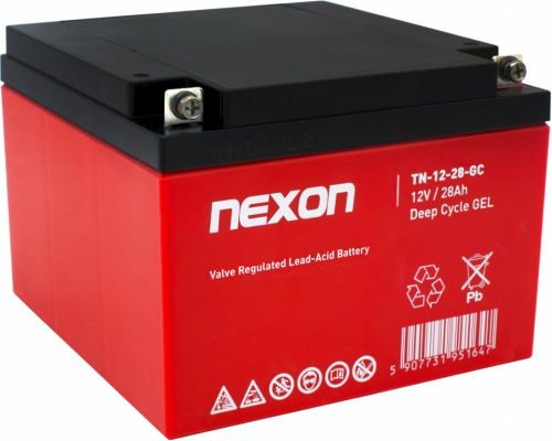 NEXON GEL BATTERY 12V 28AH LONG LIFE 12L