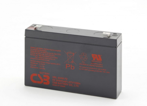 CSB BATTERY CSB HRL634WF2 34WATT 6V 9Ah