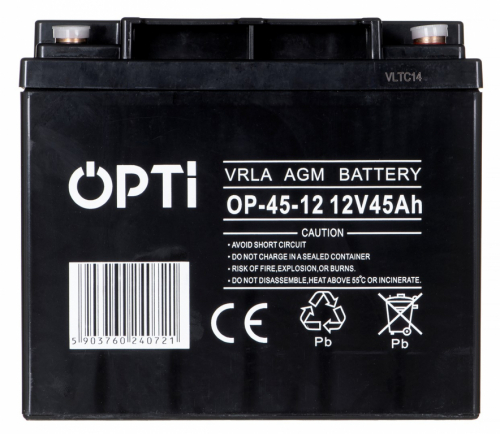 VOLT POLAND AGM OPTI 12V 45 AH VRLA BATTERY