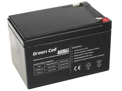 GREEN CELL GEL BATTERY AGM07 12V 12AH