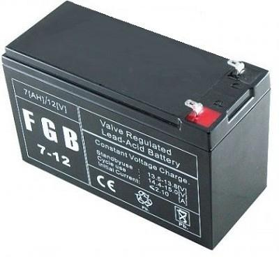 BATTERY 12V 7AH VRLA/FGB7-12 EMU