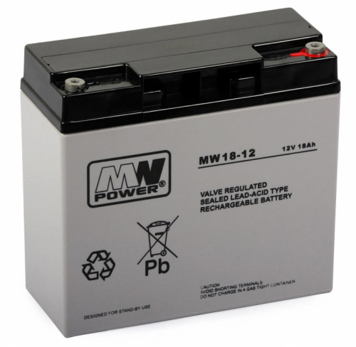 MW Power MWS 18-12 UPS battery Sealed Lead Acid (VRLA) 12 V 18 Ah