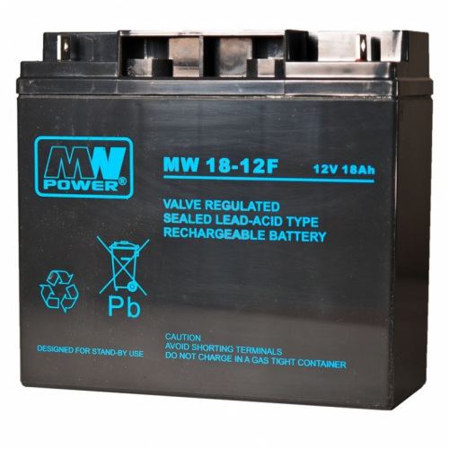 MW Power MW 18-12F UPS battery 12 V 18 Ah