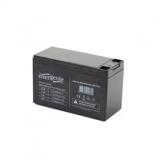 Gembird BAT-12V7AH Gel battery, universal 12V/7AH