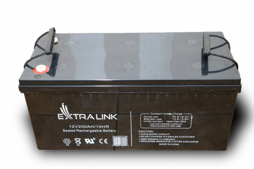 Extralink Accumulator AGM 12V 200Ah maintenance free