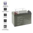 Qoltec AGM battery 12V 36Ah max. 540A