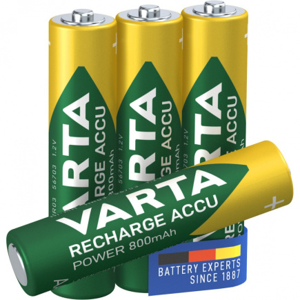 Akku AAA 1.2V (HR03) *Varta* Recharge Accu - 4er-Pack 171790