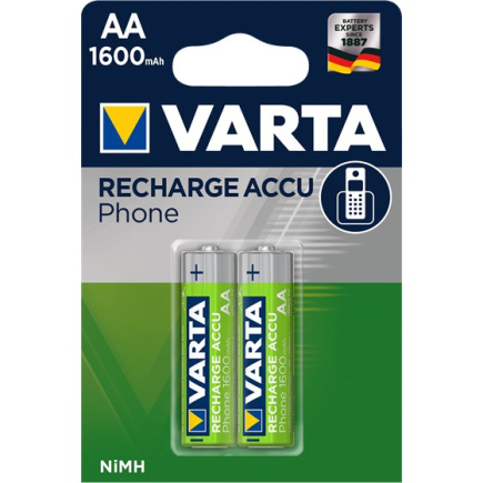 Akku AA 1.2V (HR06) *Varta* Recharge Accu - 2er-Pack 301686